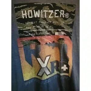 Howitzer Men's T Shirt Short Sleeve Graphic Don't Tread On Me Sz M Excellent CR6